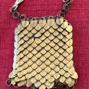 Gold Chainmail Women necklace